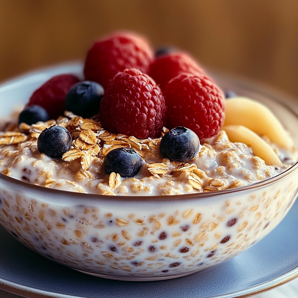 High Protein Overnight Oats food photograph 2