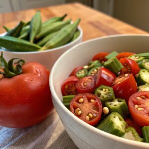 Juneteenth Okra Tomatoes Recipe – Easy Traditional Southern