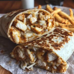 Parmesan Garlic Chicken Burritos – Easy 30-Minute Recipe