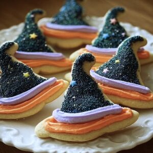 Perfect Pastel Witch Hat Cookies – Easy Halloween Recipe