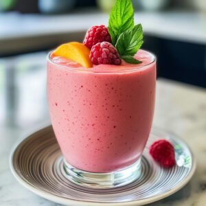 Peach Raspberry Smoothie Recipe – Easy 5-Minute Blend