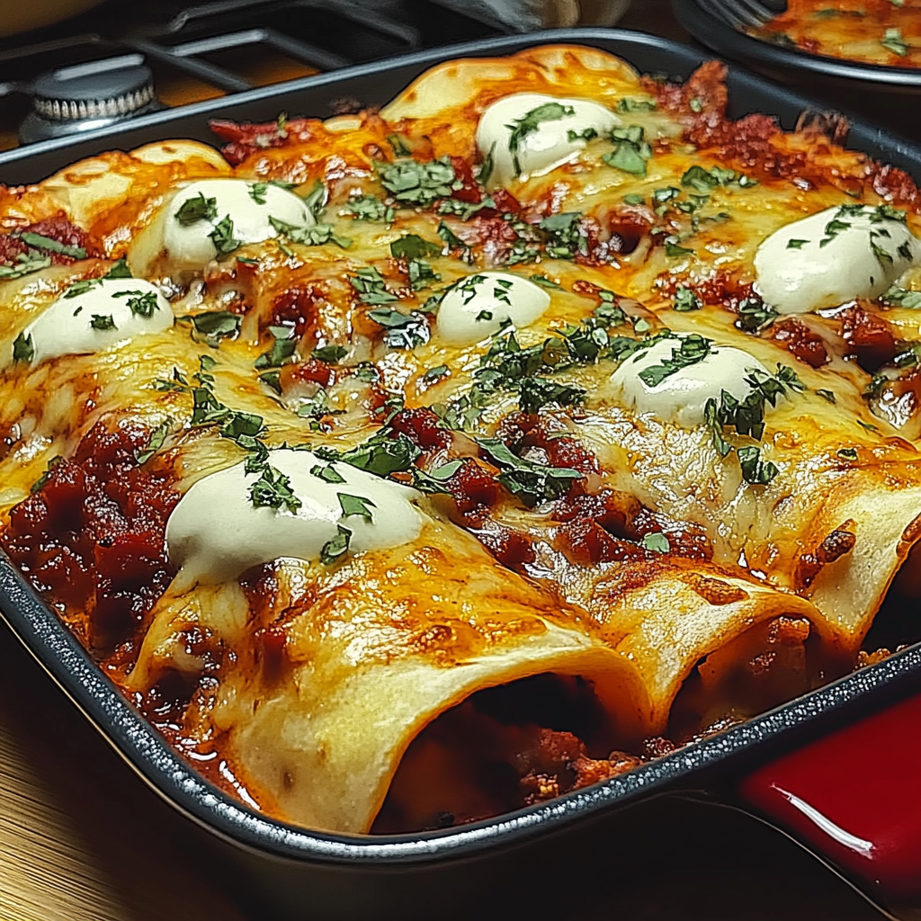 Pizza Enchiladas food photograph 1
