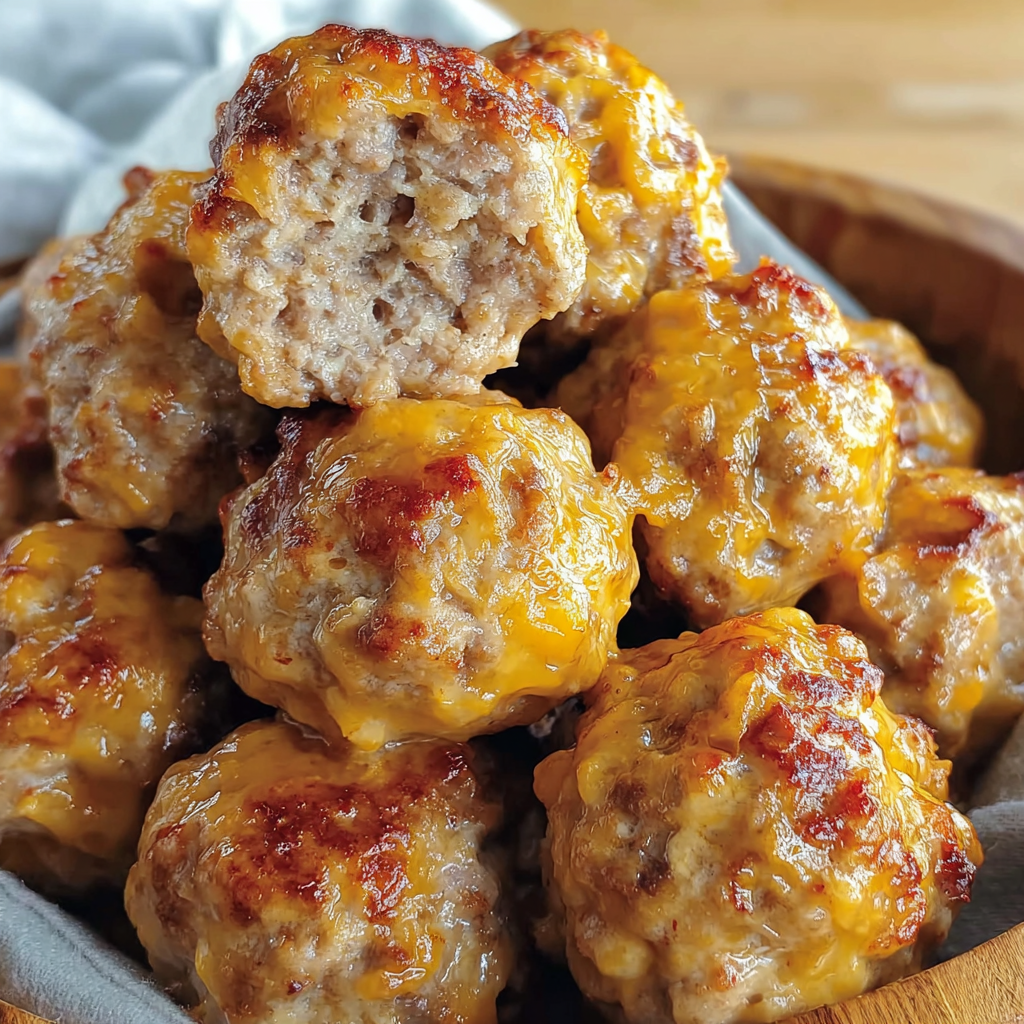 Sausage Cheese Balls food photograph 1