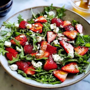 Best Strawberry Arugula Feta Salad Recipe – Easy & Fresh