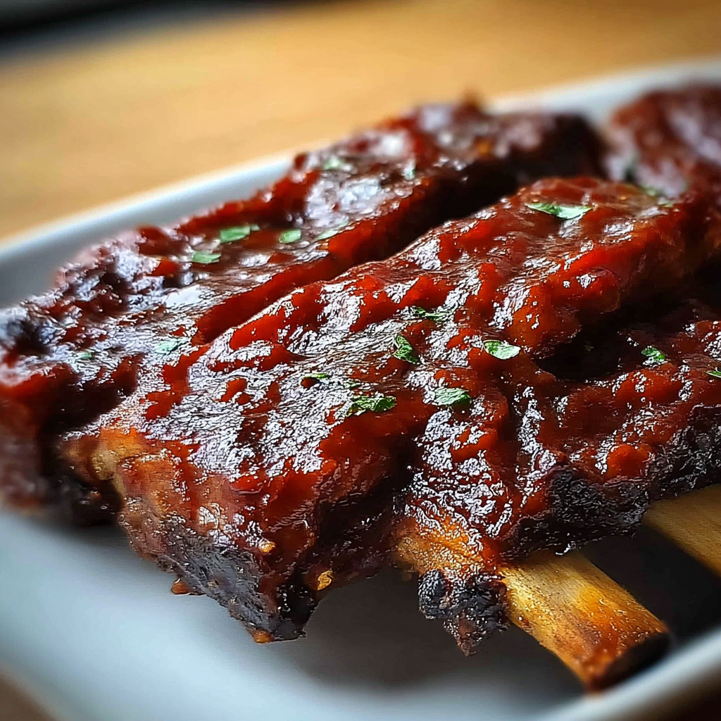 Tender BBQ Beef Ribs food photograph 1
