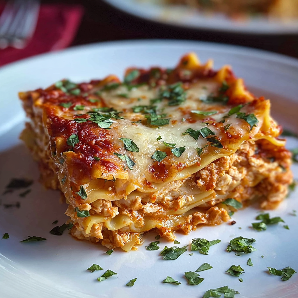 Vegan Chicken Lasagna food photograph 1