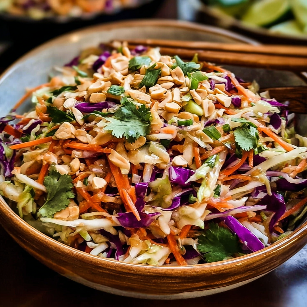 Asian Peanut Slaw food photograph 1