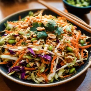 Asian Peanut Slaw: Amazing Recipe for Crunchy Salad