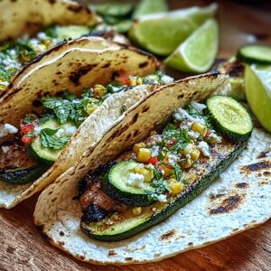 Perfect Grilled Zucchini Tacos with Chili-Lime Seasoning