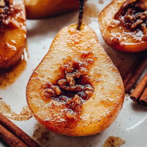 Perfect Baked Pears with Cinnamon Maple – Easy Recipe