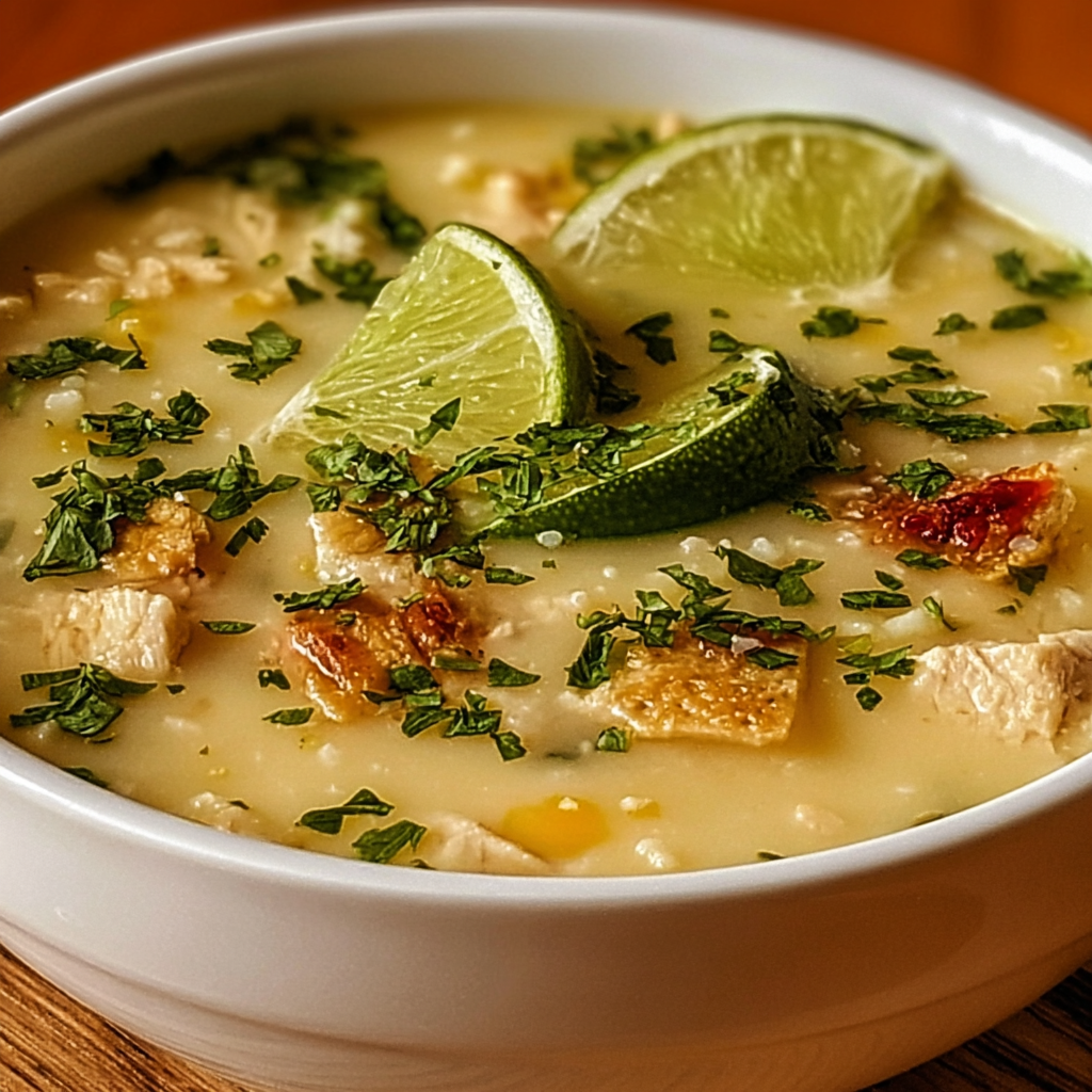 Cold Sopa de Lima food photograph 1