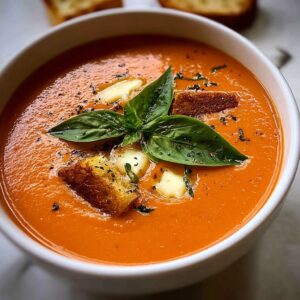 Best Creamy Tomato Basil Soup Recipe – Easy & Delicious