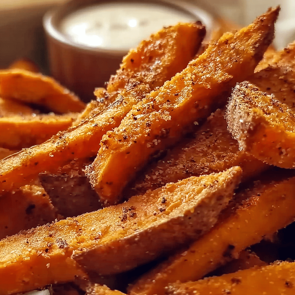 crunchy baked sweet potato food photograph 2