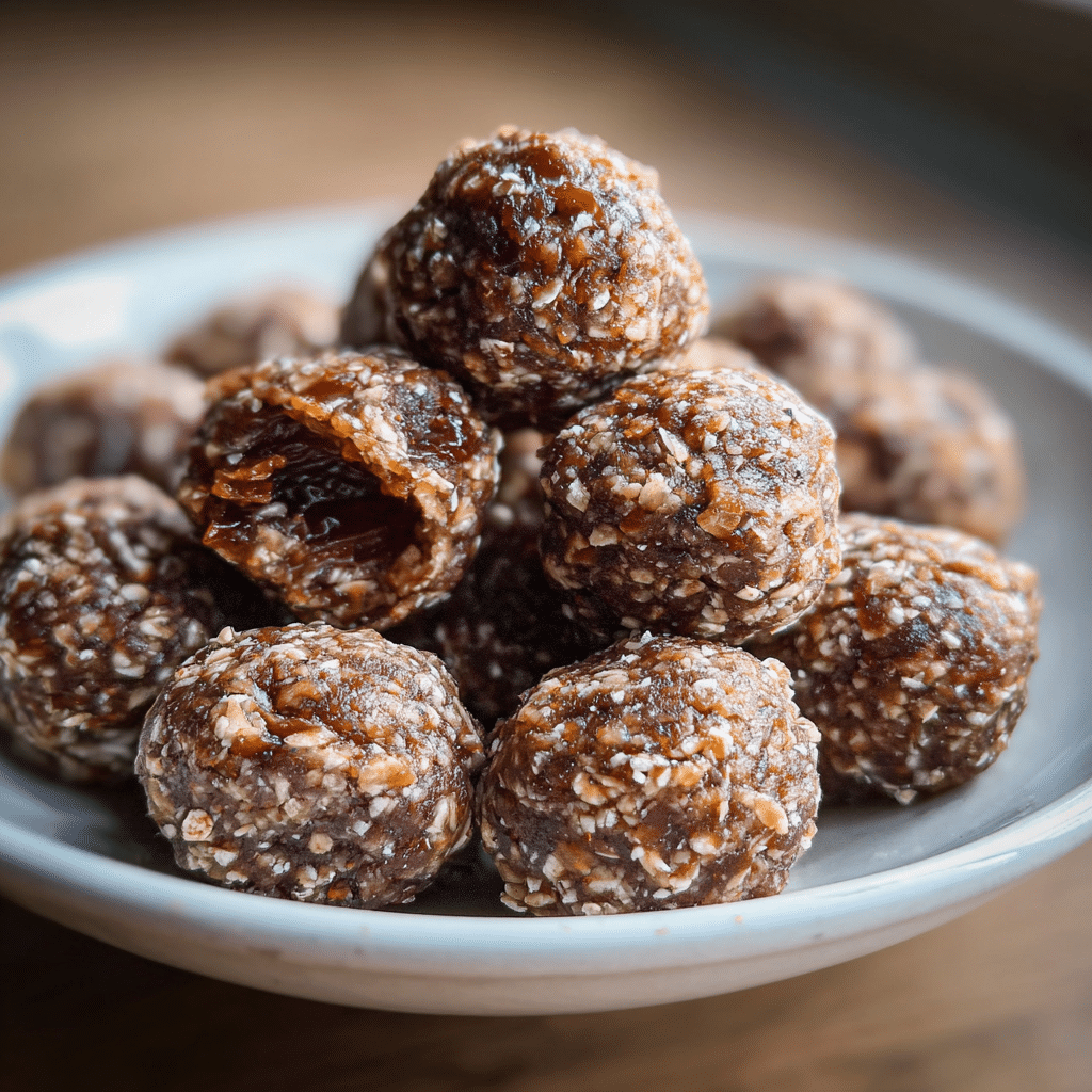 date nut energy bites food photograph 3