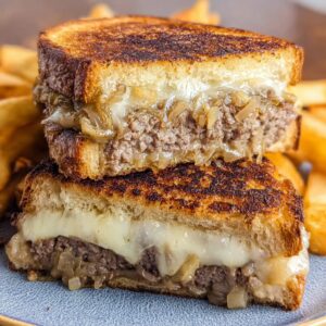 French Onion Patty Melt Recipe – Best Gourmet Burger Ever