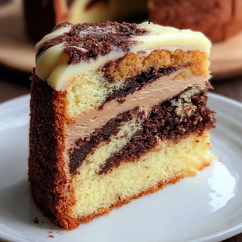 Gluten-Free Neapolitan Marble Cake food photograph 3