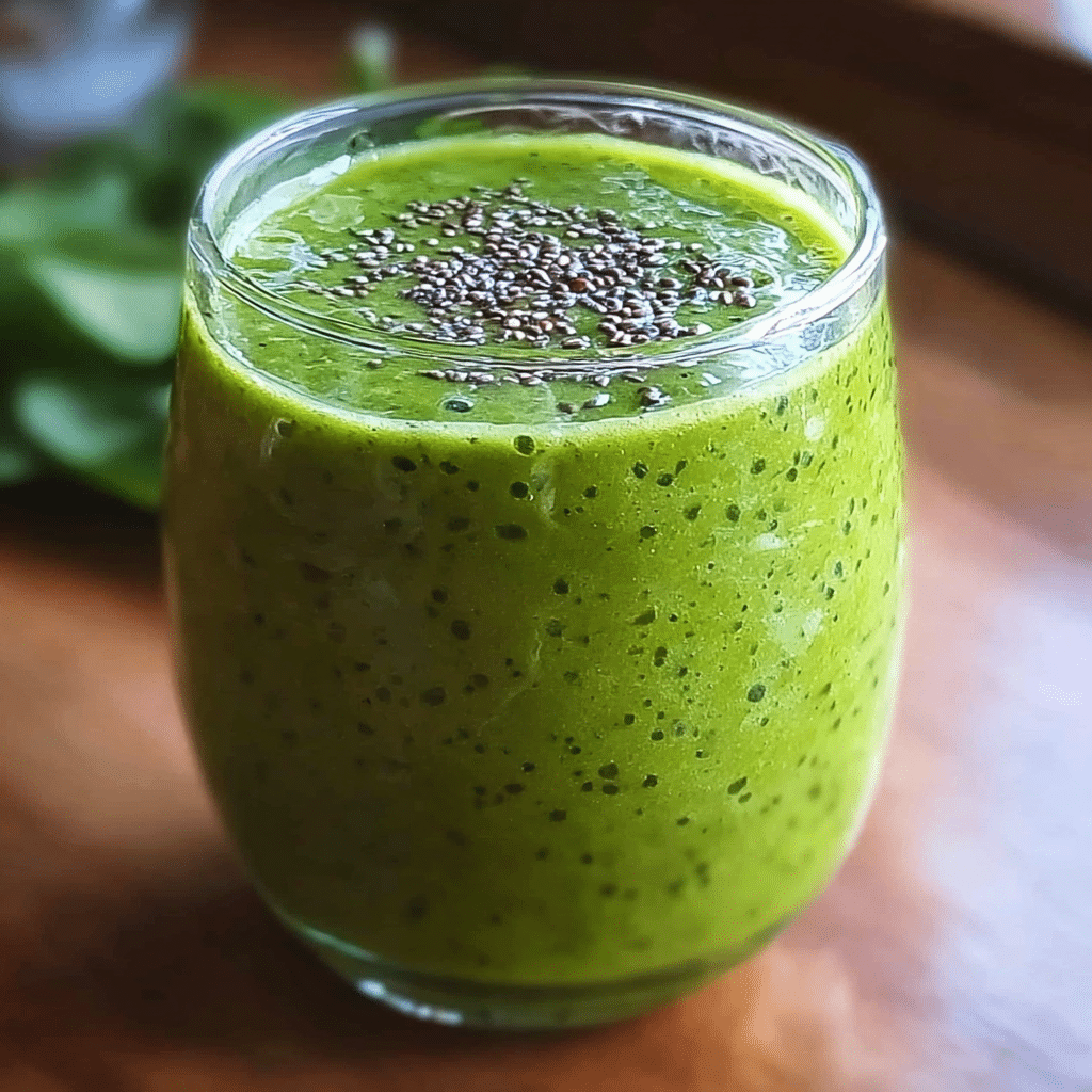 green detox smoothie food photograph 2