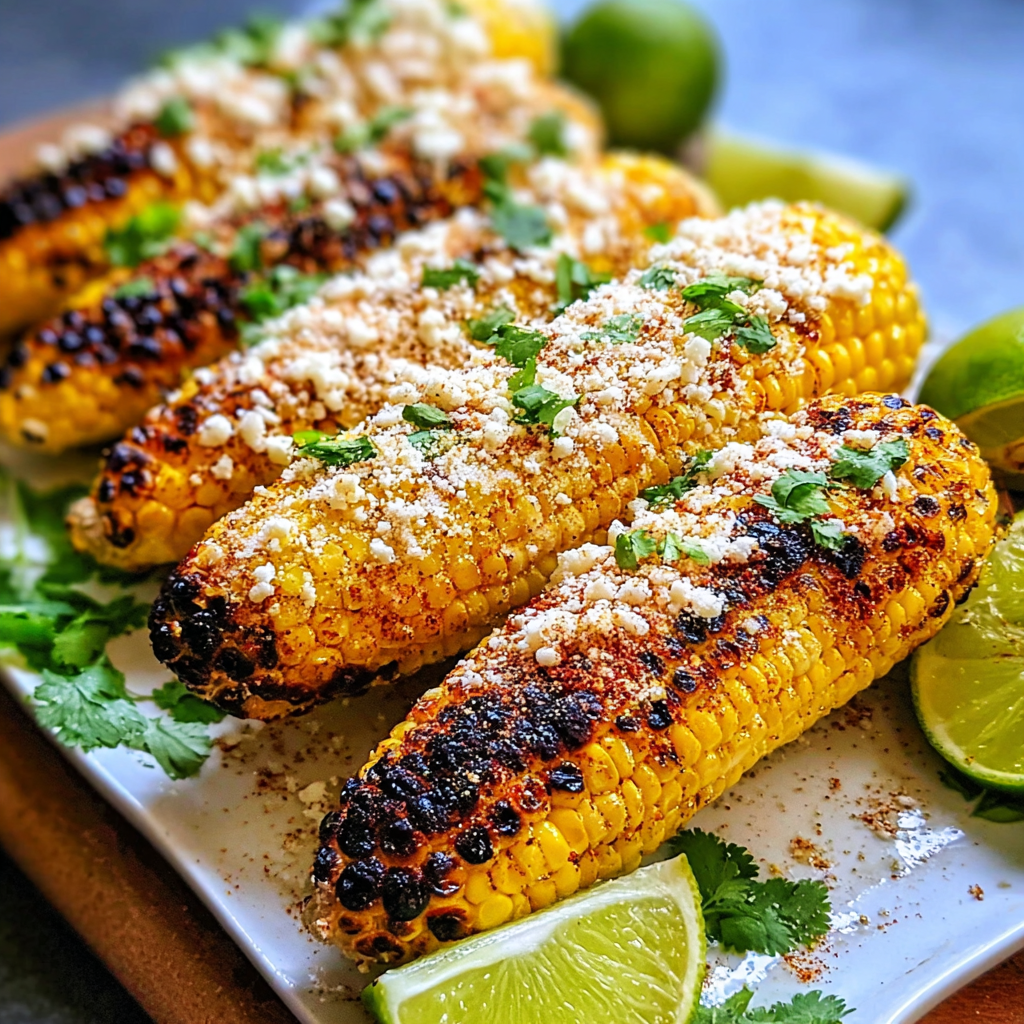 Grilled Elote Chili Lime food photograph 1