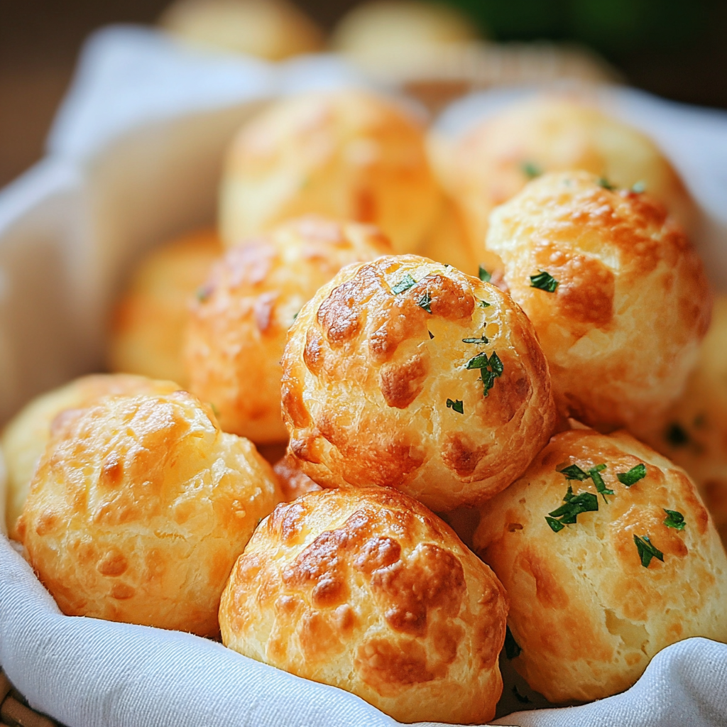 Homemade Cheese Puffs food photograph 1