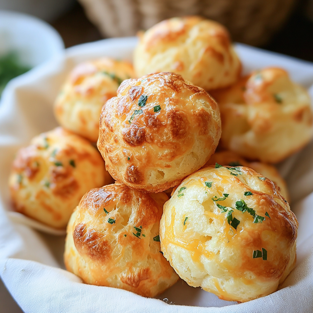 Homemade Cheese Puffs food photograph 3