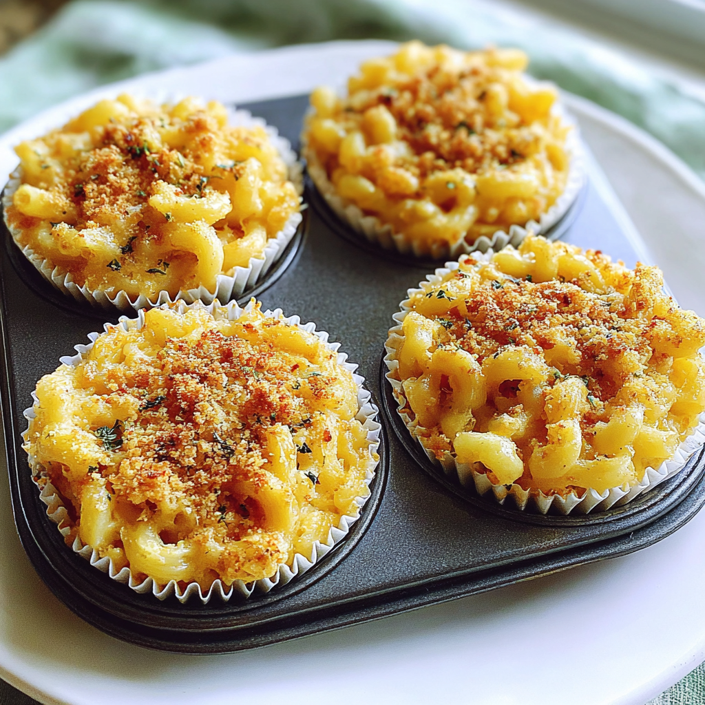 Mac Cheese Muffins food photograph 1