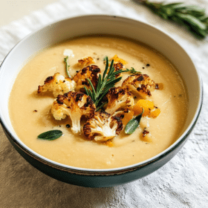 Roasted Cauliflower Soup Recipe – Amazing Creamy Comfort Food
