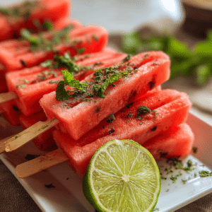 Watermelon Sticks Lime: Amazing Fresh Summer Snack Recipe