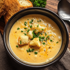 Cheddar Garlic Soup – Amazing Creamy Recipe Ready in 30 Min