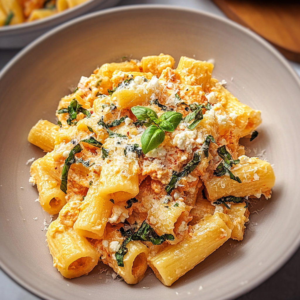 cottage cheese pasta food photograph 1
