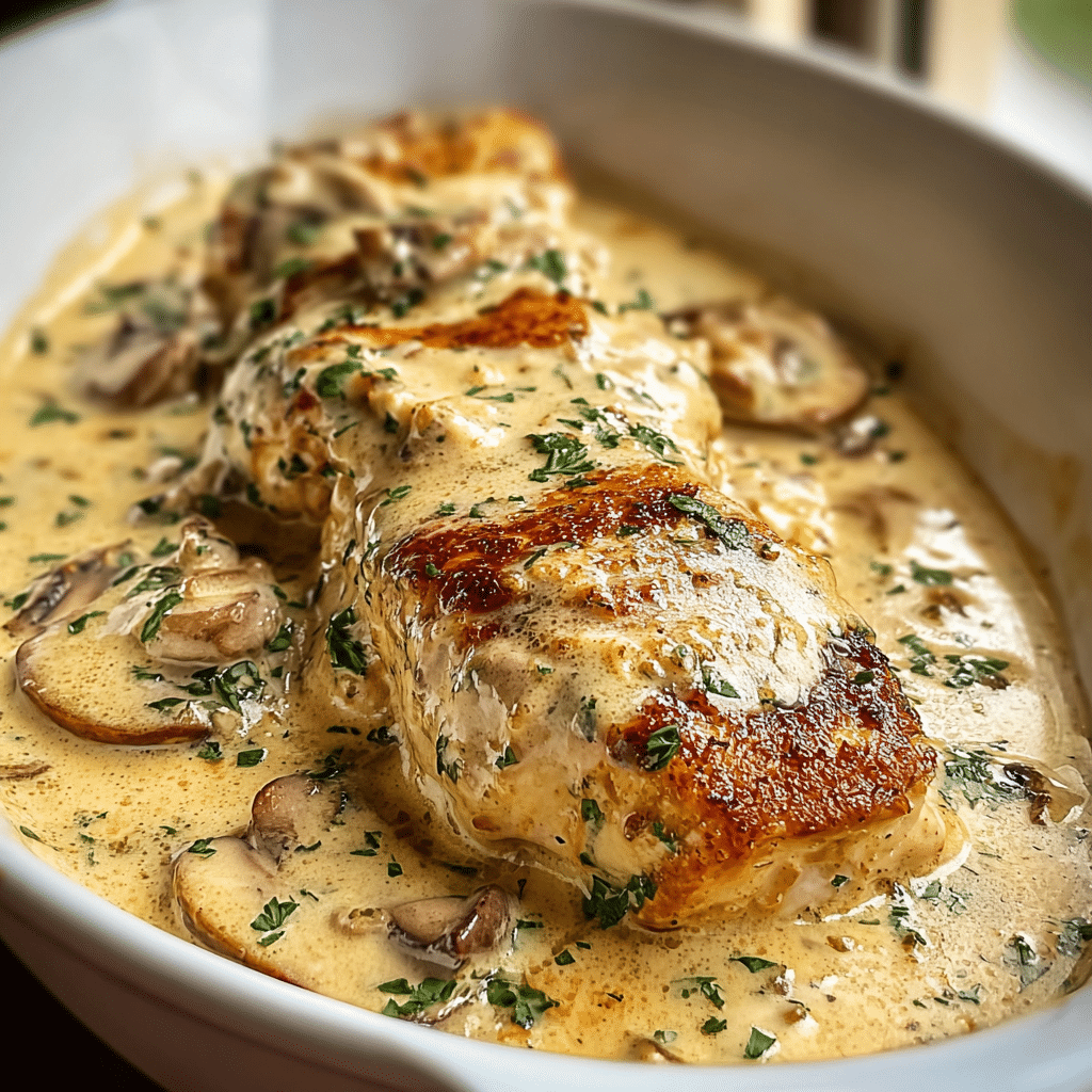 creamy chicken gloria food photograph 3