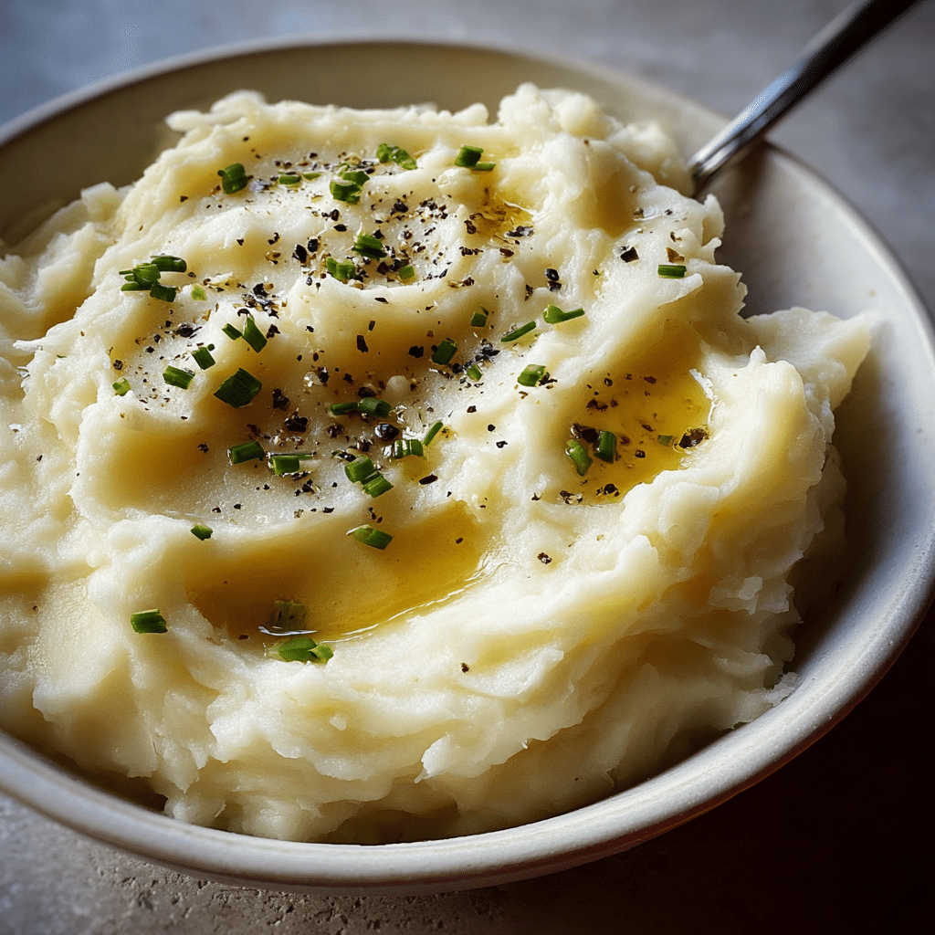 creamy mashed potatoes food photograph 1