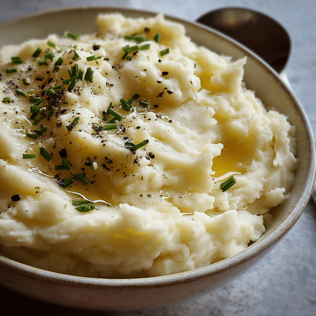 creamy mashed potatoes food photograph 2