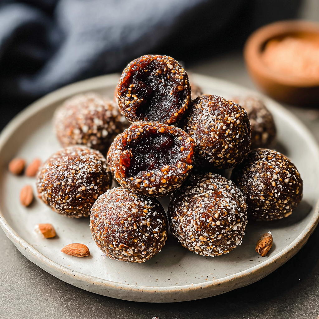 energy balls recipe food photograph 2