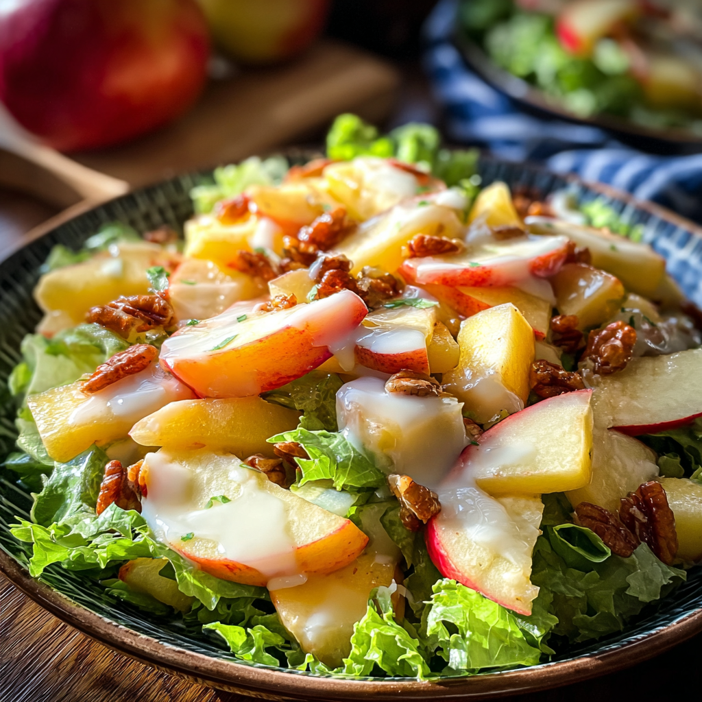 holiday honeycrisp apple salad food photograph 1