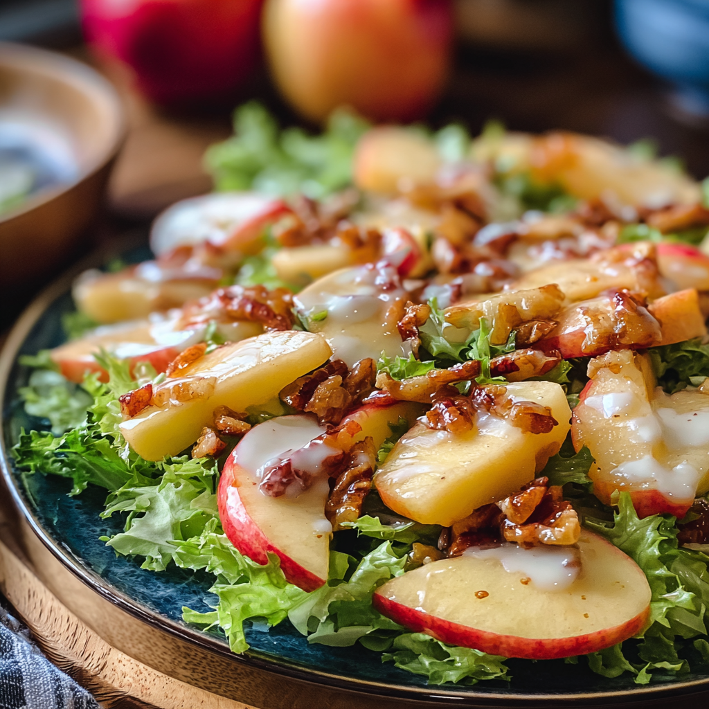 holiday honeycrisp apple salad food photograph 3