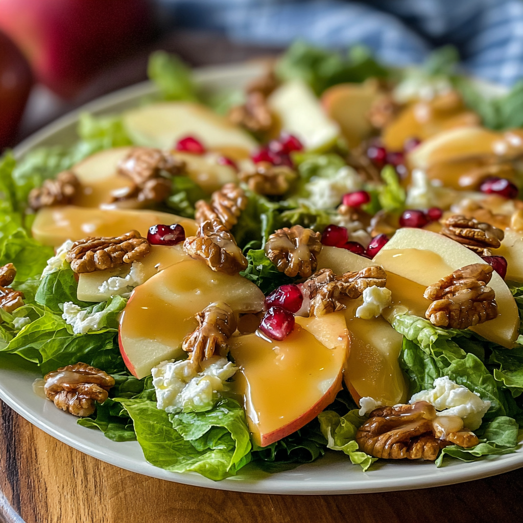 honeycrisp holiday salad food photograph 1