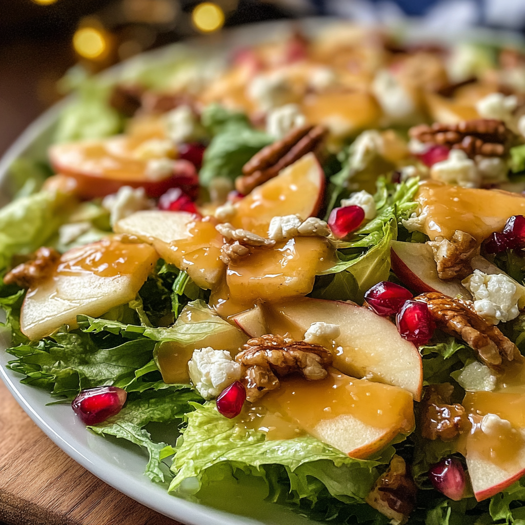 honeycrisp holiday salad food photograph 2