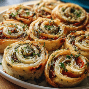 Mediterranean Pinwheels Recipe: Perfect Appetizer Party Rolls