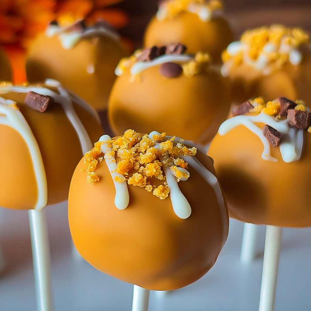 pumpkin cake pops food photograph 1