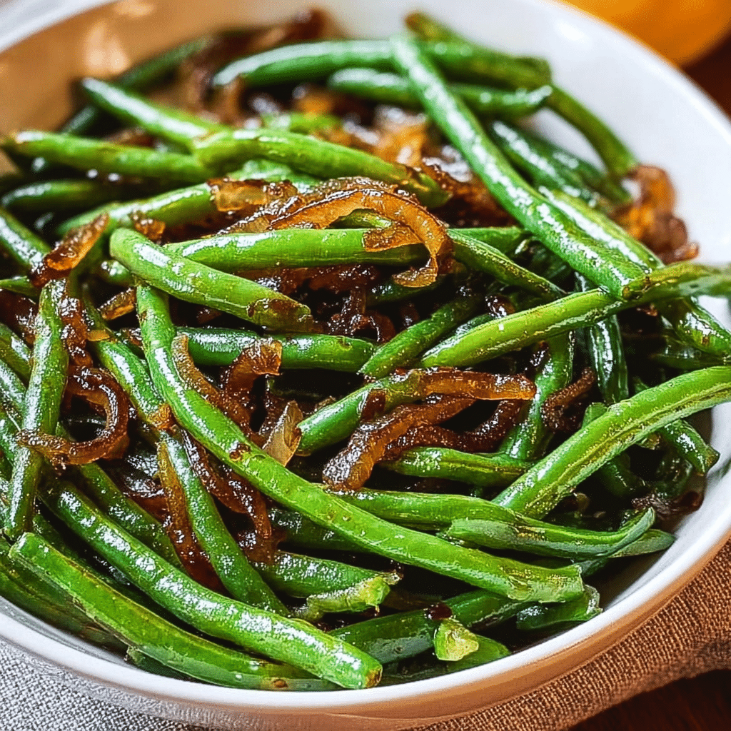 roasted green beans food photograph 2