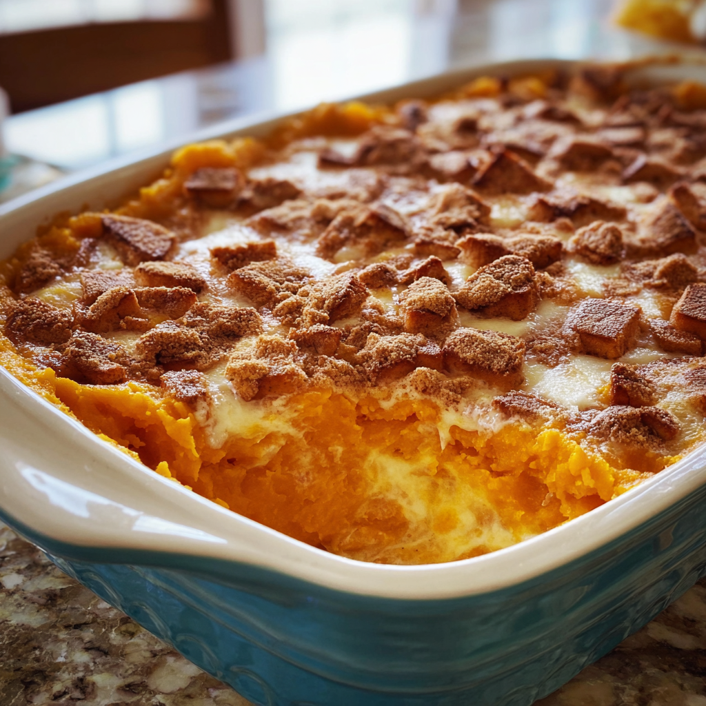 sweet potato casserole food photograph 1