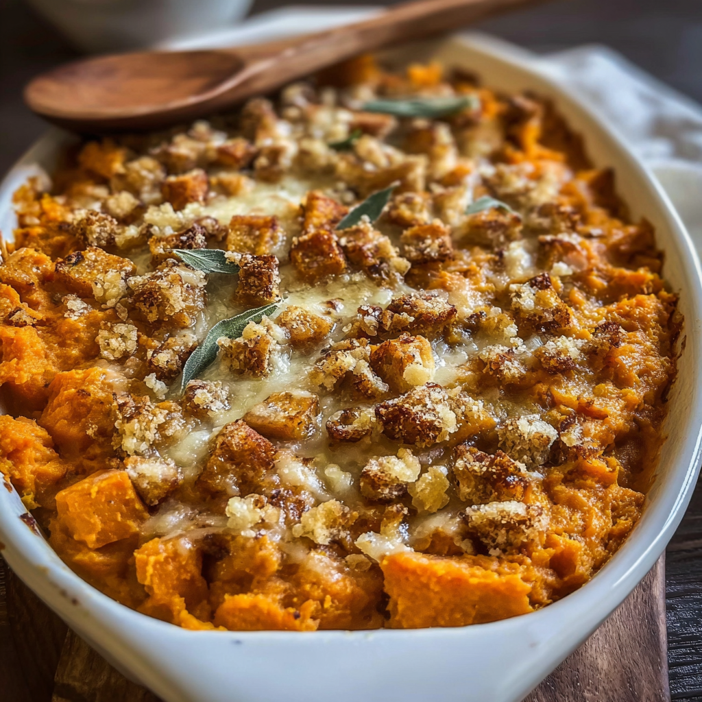 sweet potato casserole food photograph 3