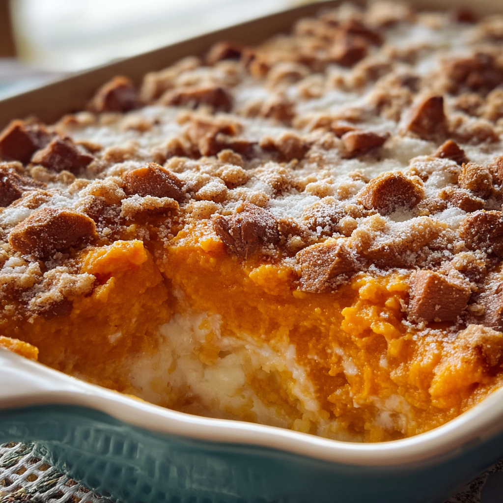 sweet potato casserole food photograph 3