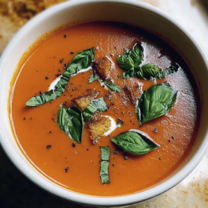Vegan Tomato Basil Soup: Amazing Creamy Recipe Ready Fast