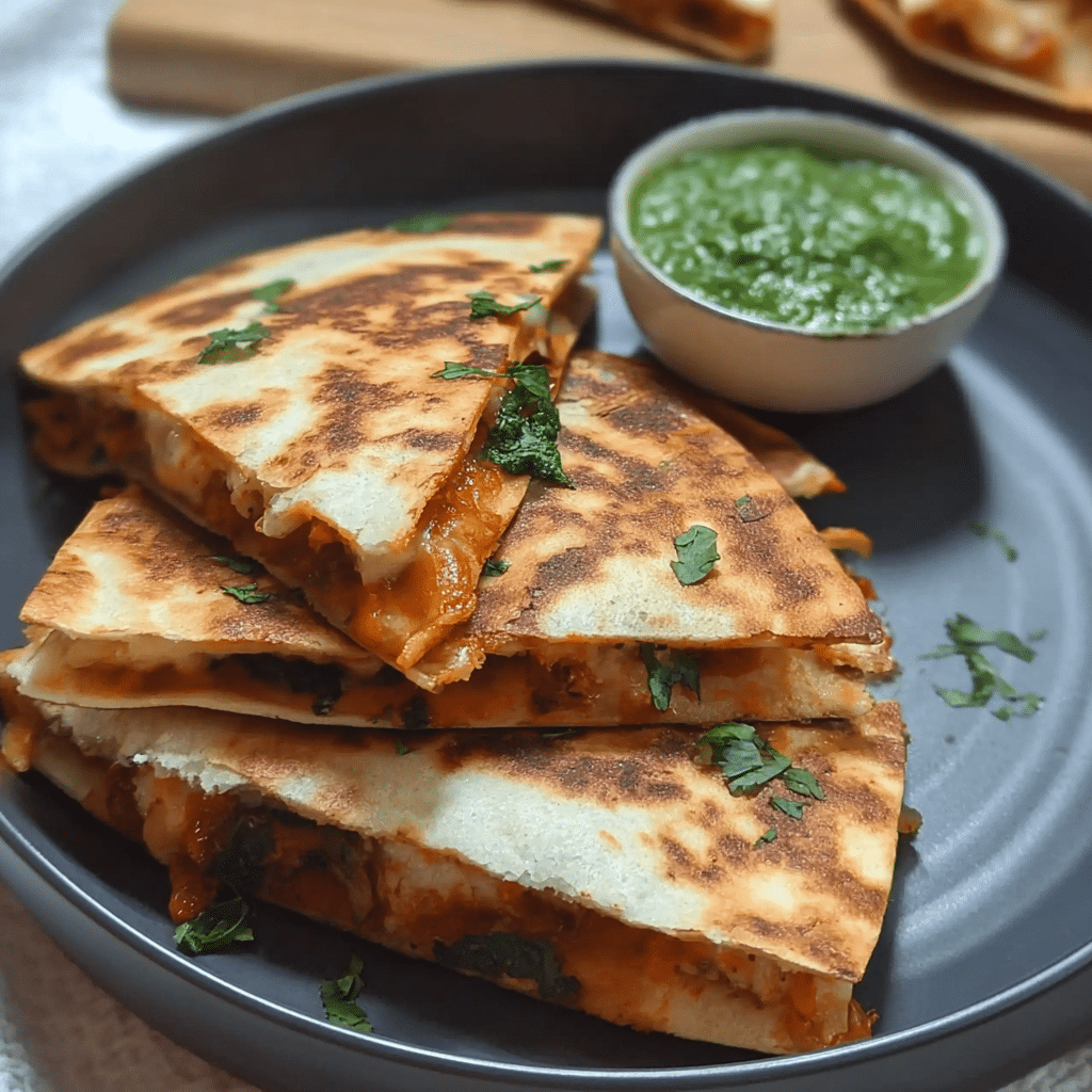 air fryer quesadilla food photograph 1