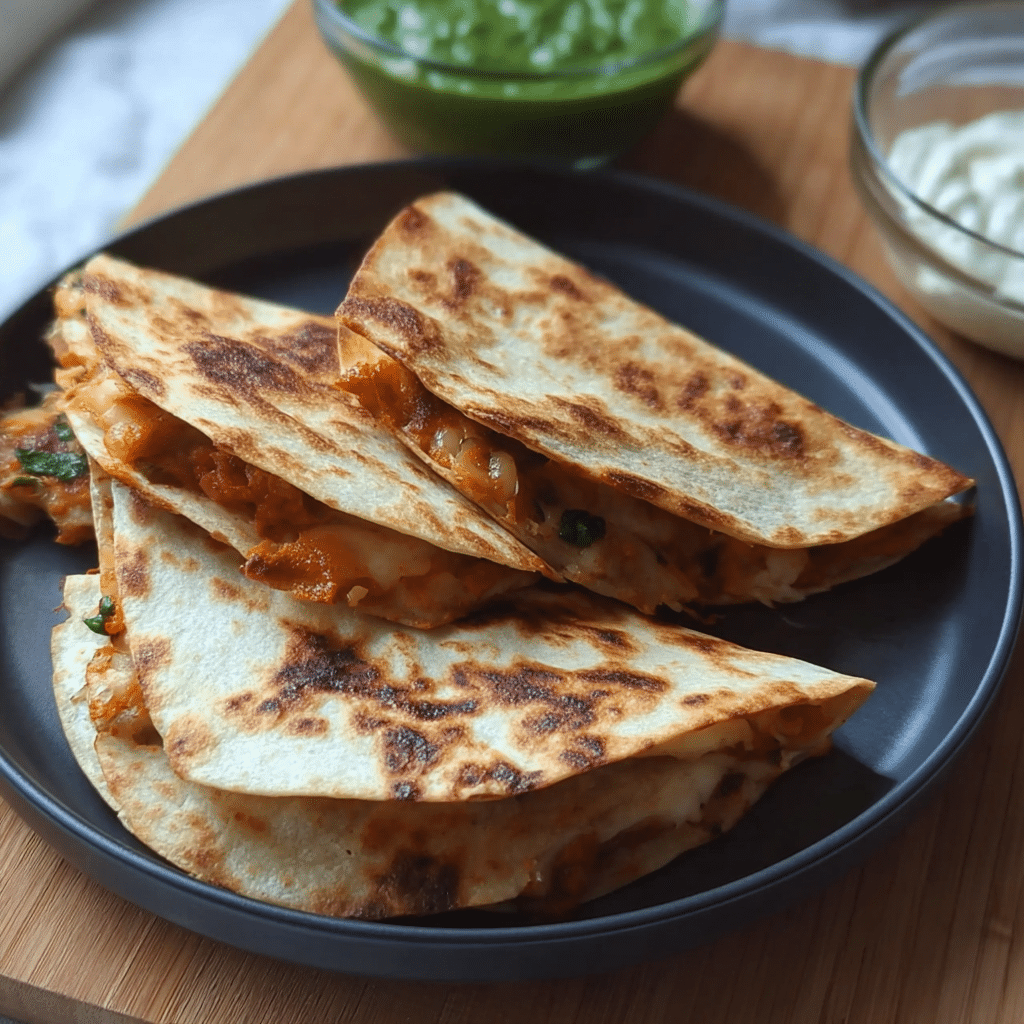 air fryer quesadilla food photograph 3