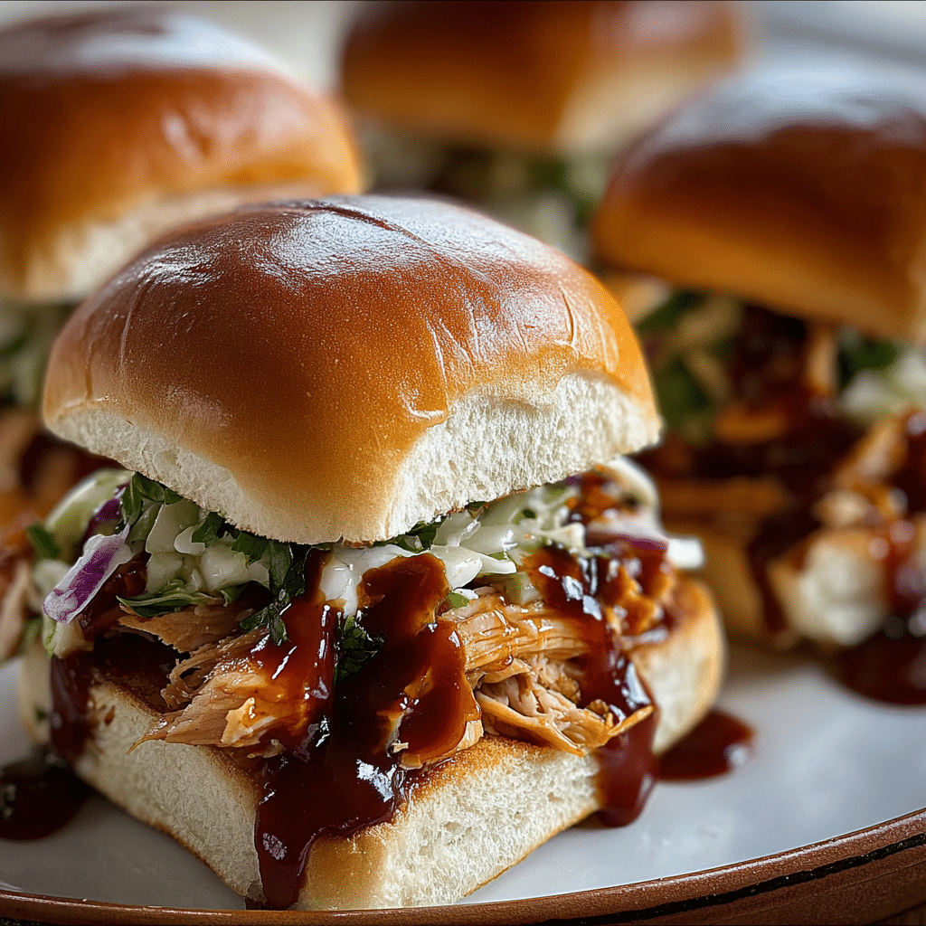BBQ chicken sliders recipe