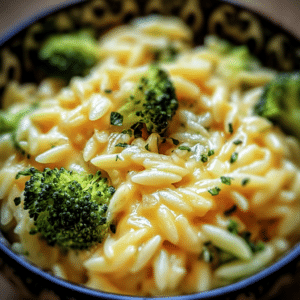 Broccoli Cheddar Orzo: Perfect Creamy One-Pot Recipe
