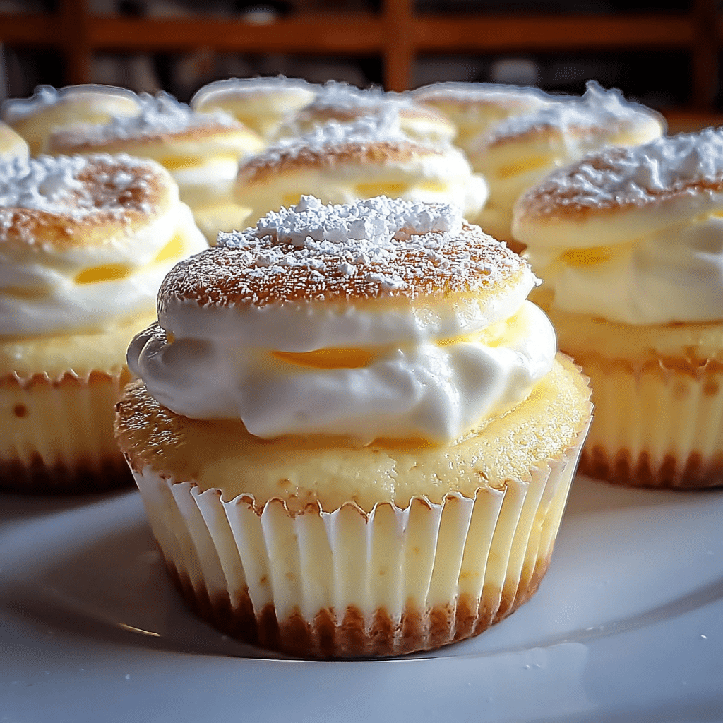 cotton cheesecake cupcakes food photograph 3