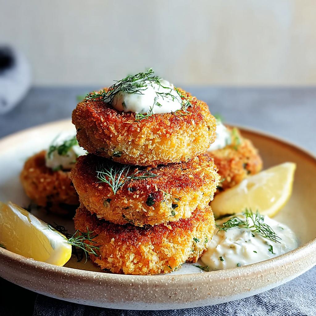 crispy salmon croquettes food photograph 2